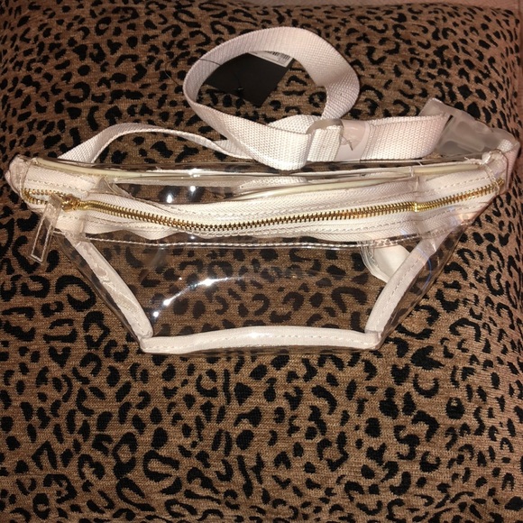 forever 21 clear fanny pack